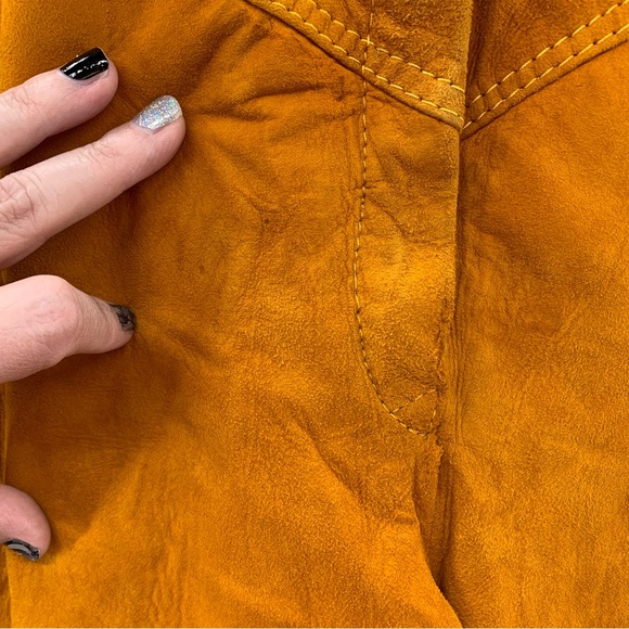 Vintage 70's Bakalli Genuine Suede Leather Pants - Picture 5 of 16